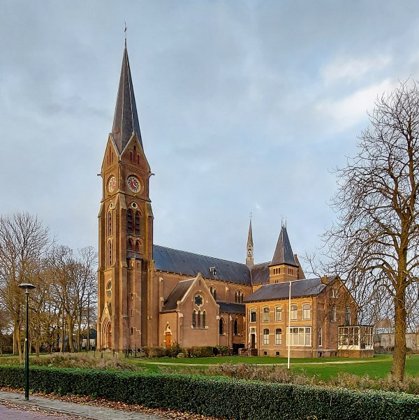 De Sint Vitus kerk te Blauwhuis.