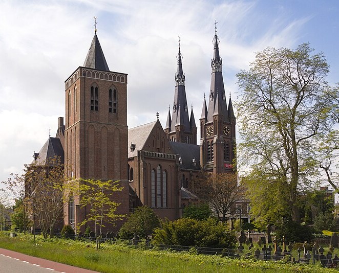 De Sint Martinus kerk in Cuijk.