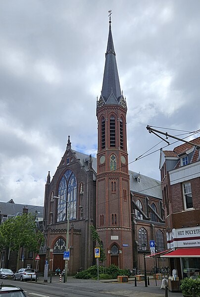 De Sint Agnes kerk in Den Haag.